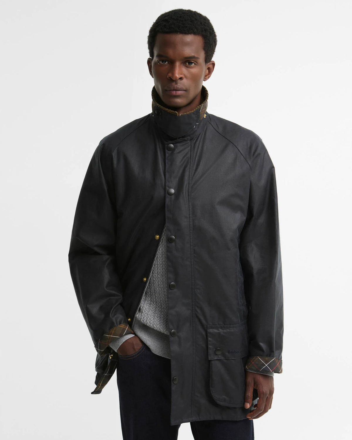 Barbour Icons Beaufort Wax Jacket Navy