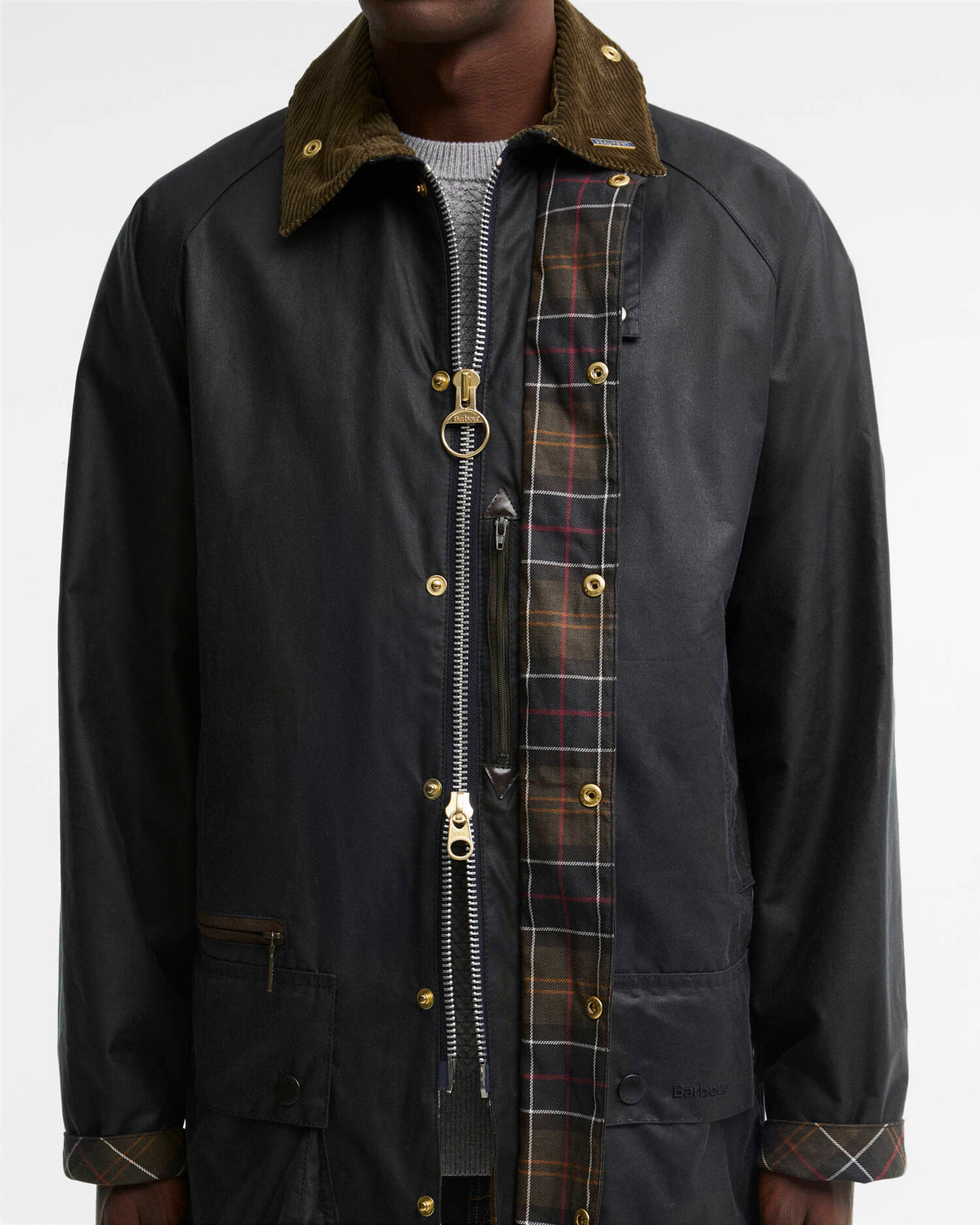 Barbour Icons Beaufort Wax Jacket Navy