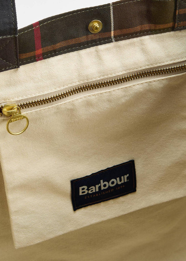 Barbour Telfield Tartan Tote Bag
