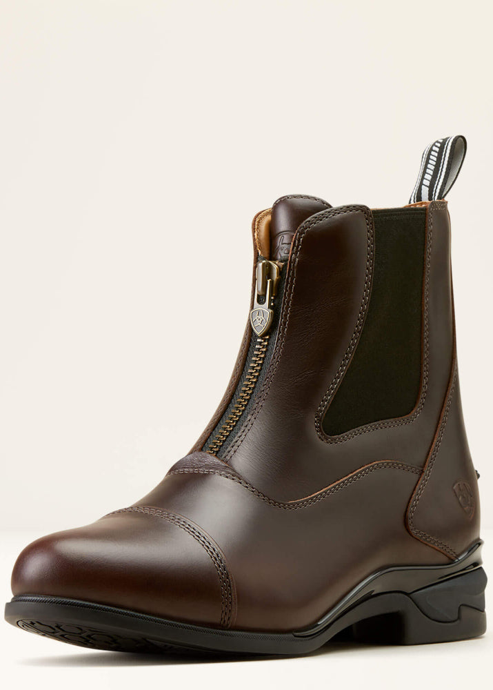 Ariat Women's Devon Zip Paddock Boot Waxed Chocolate