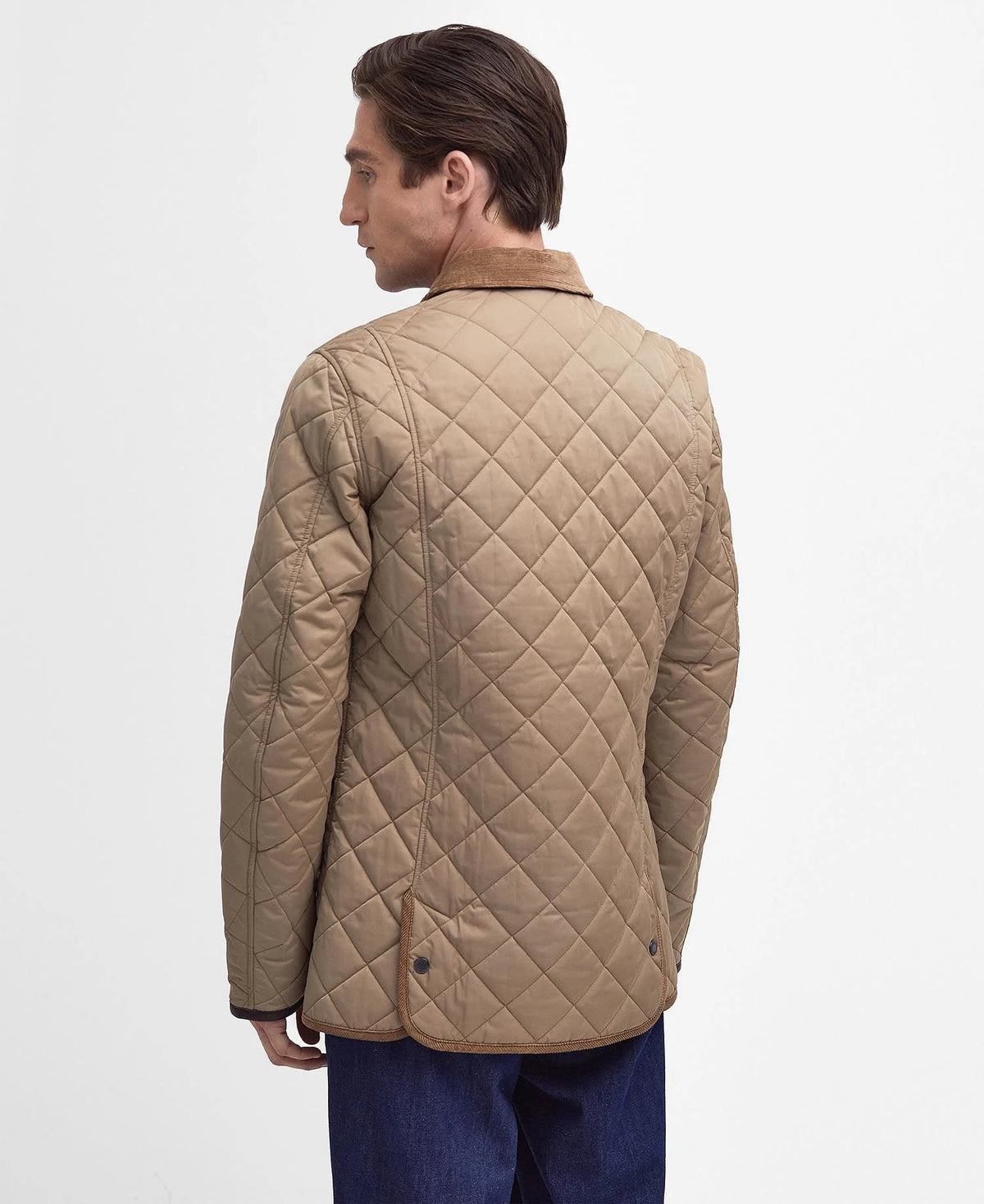 Barbour Baston Liddesdale Quilt Jacket Military Brown