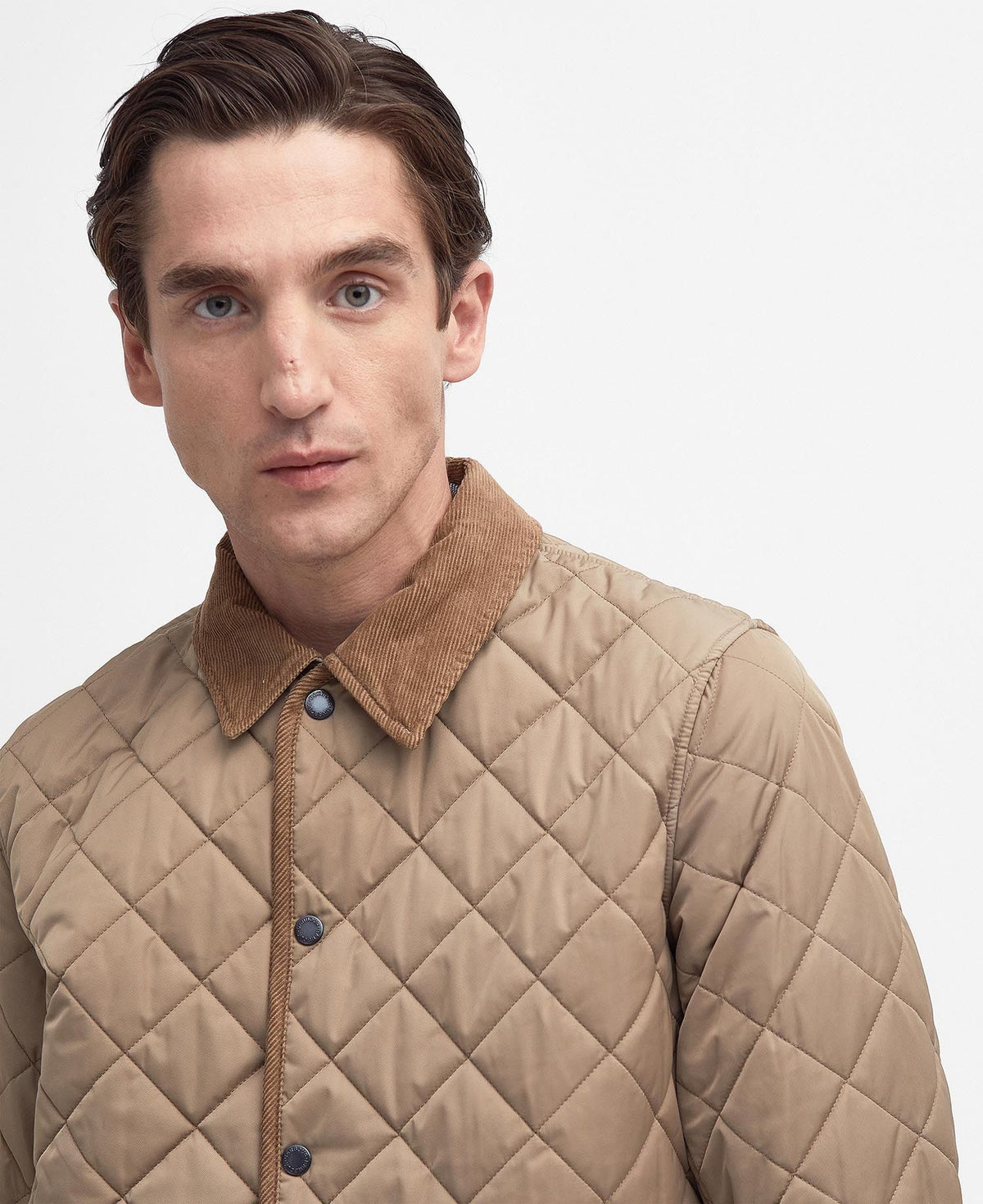 Barbour Baston Liddesdale Quilt Jacket Military Brown