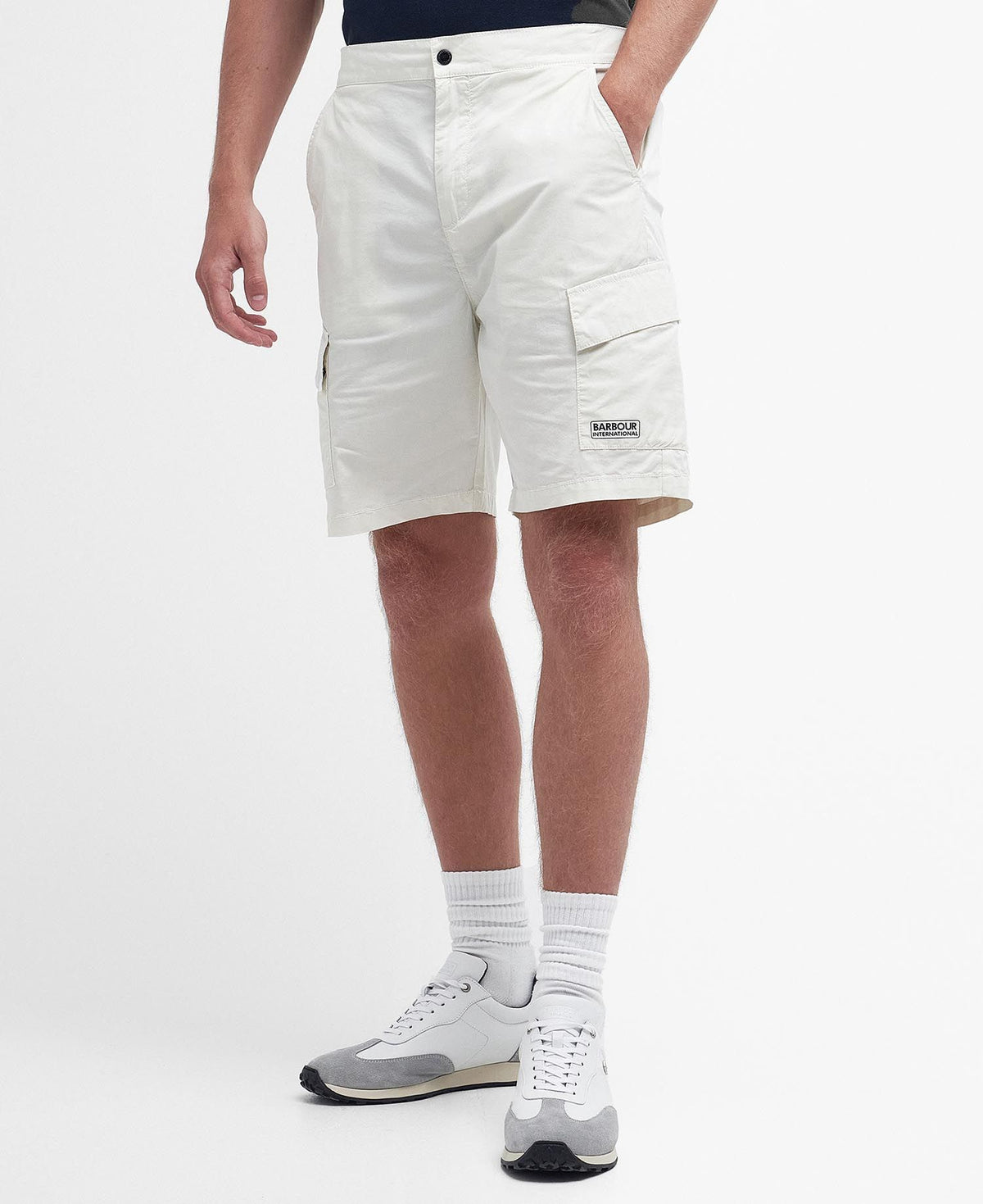 Barbour International Parson Shorts Dove Grey