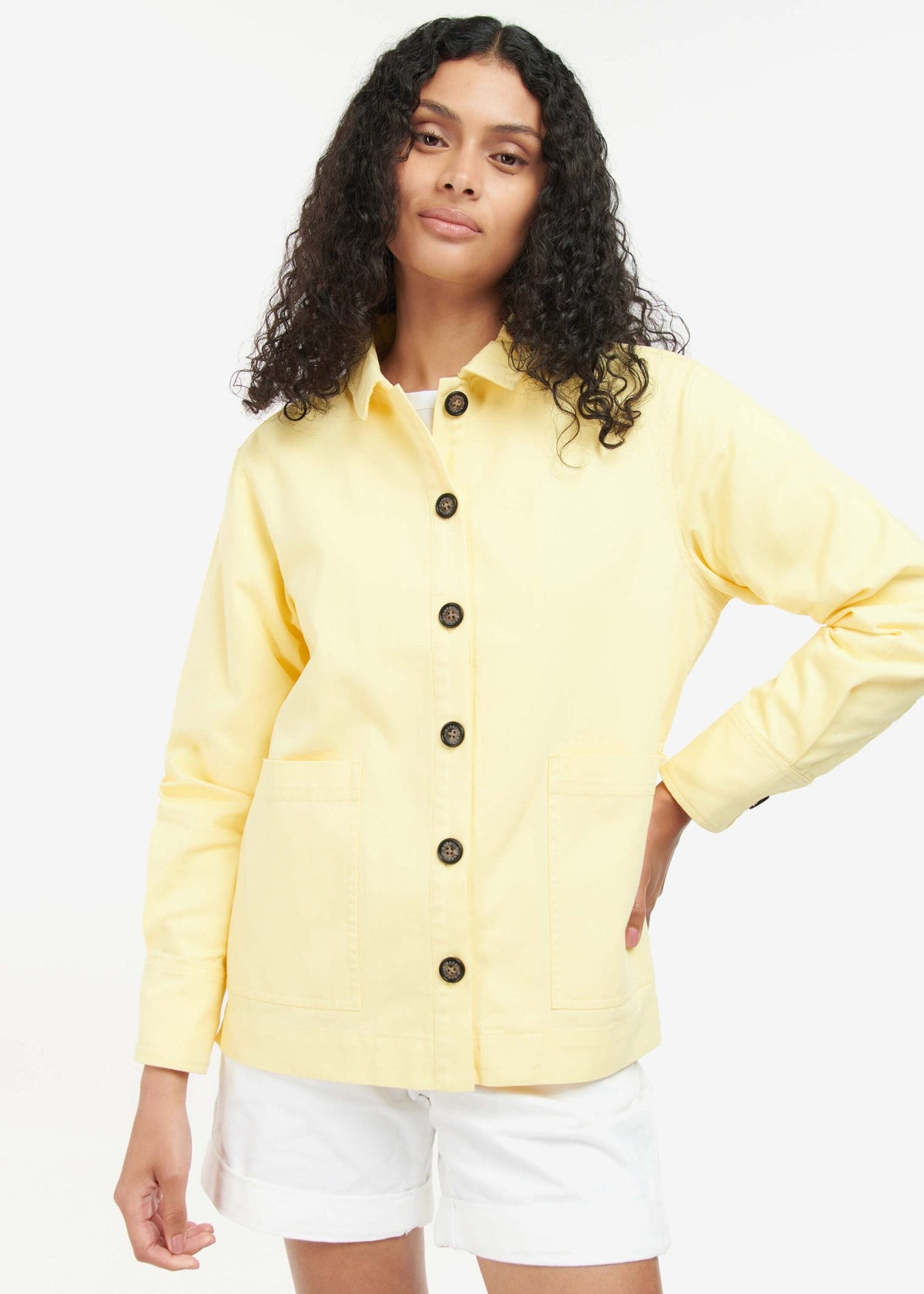 Barbour Leilani Overshirt Buttermilk