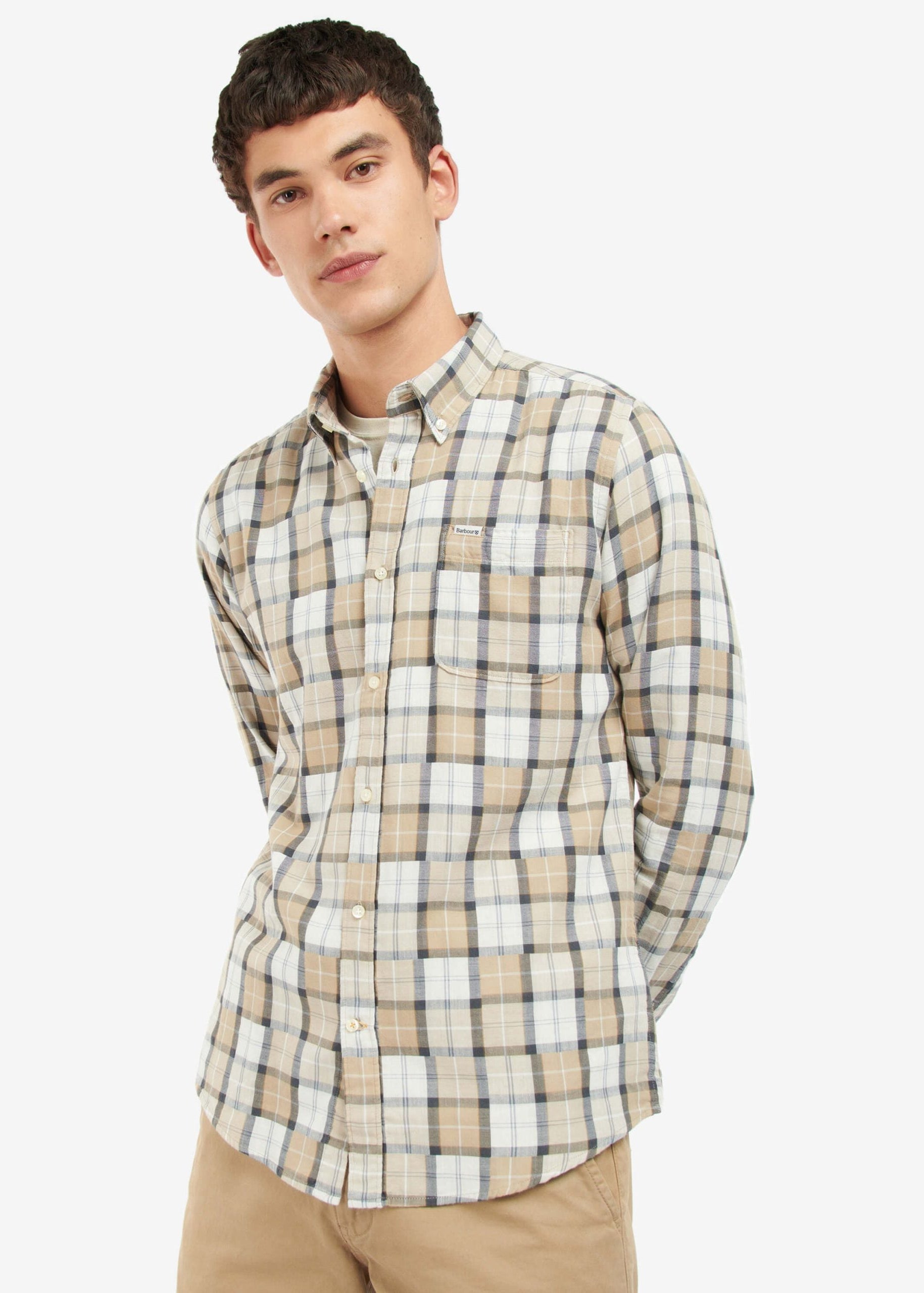 Barbour Patch Tailored Fit Amble Sand