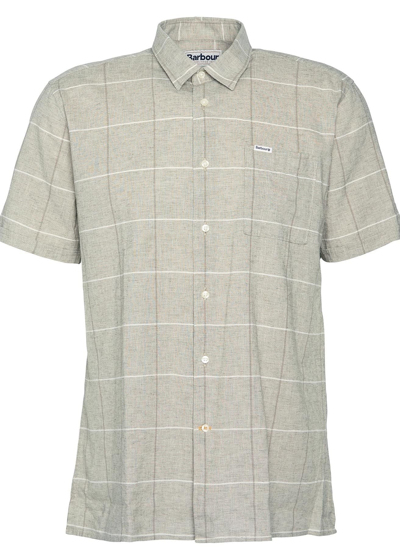 Barbour Swaledale Short Sleeve Regular Shirt Olive