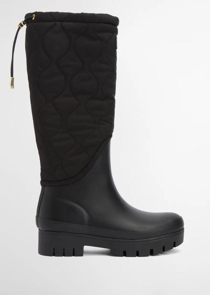 Barbour Marnie Quilted Tall Welly Black