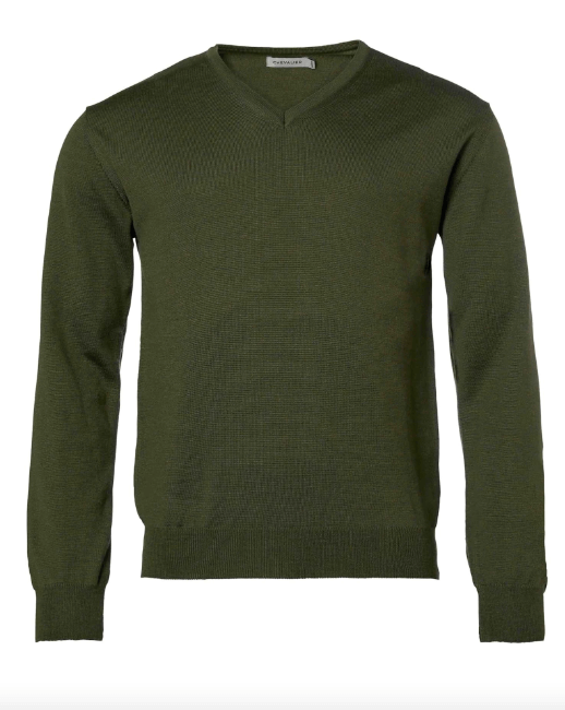 Chevalier Aston Merino Pullover Pine Green