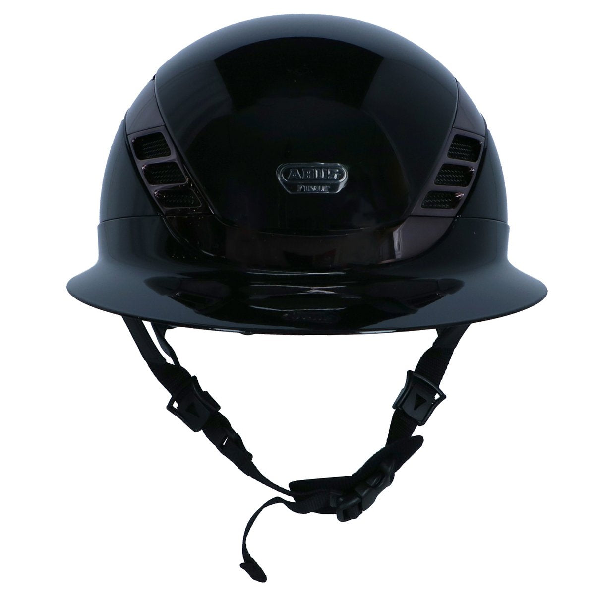Pikeur ABUS Airluxe Chrome Long Vizor Shiny Black