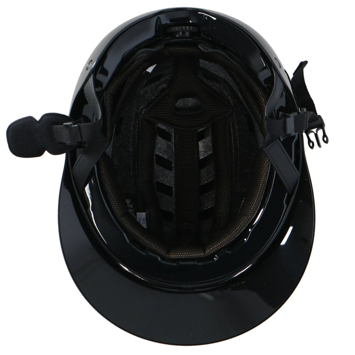 Pikeur ABUS Airluxe Chrome Long Vizor Shiny Black
