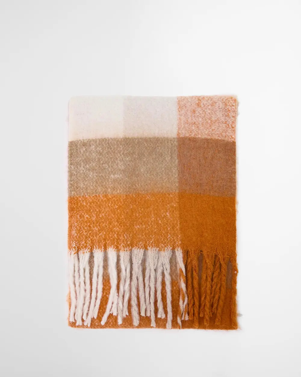Barbour Marie Scarf Mustard Check