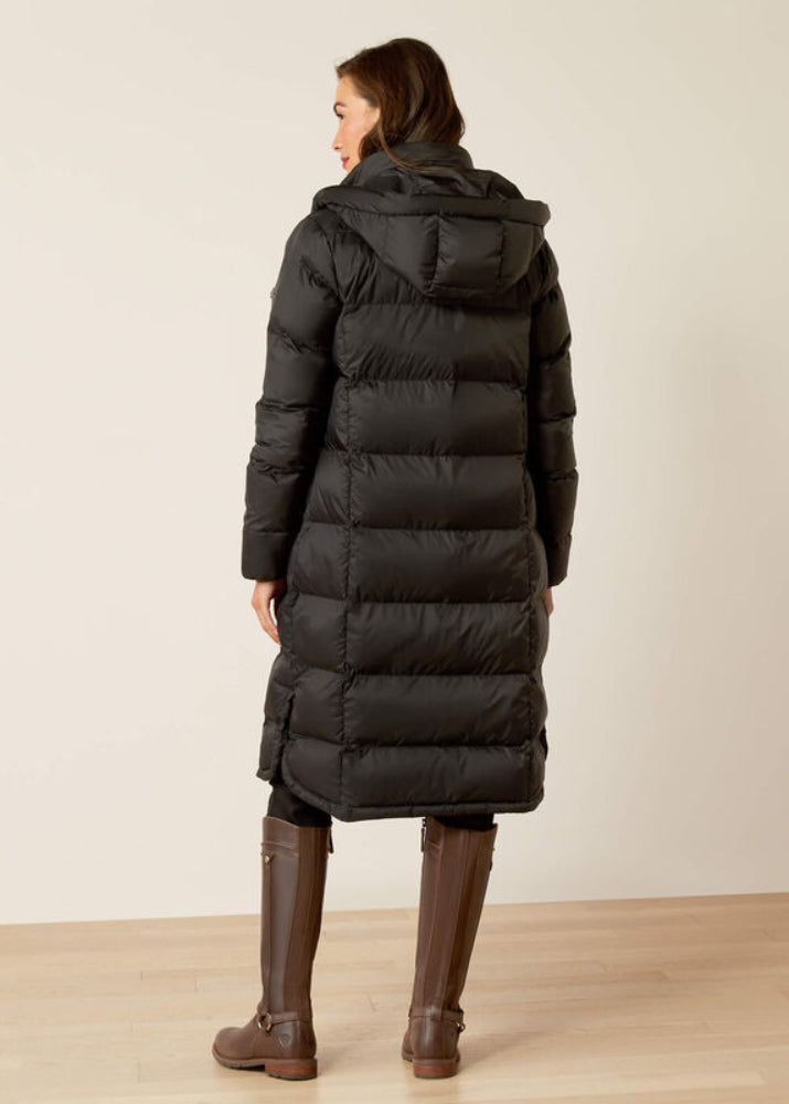 Ariat Norfolk Long Puffa Coat Black
