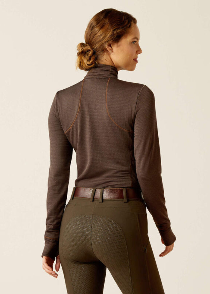 Ariat Gridwork 1/4 zip Moleheather