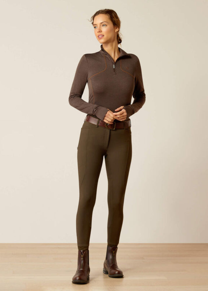 Ariat Gridwork 1/4 zip Moleheather