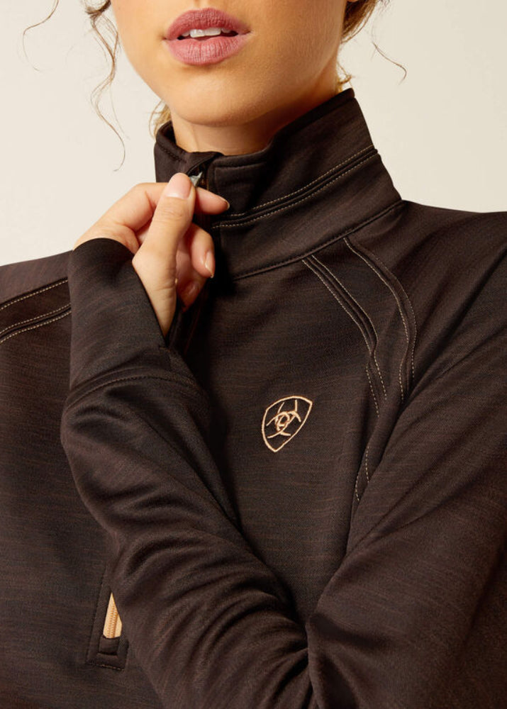Ariat Tek Team 1/2 Zip Sweatshirt Mole/Tannin