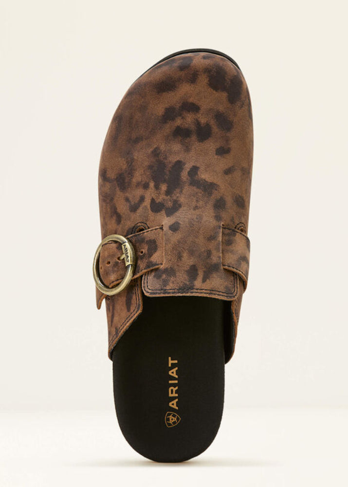 Ariat Country Mule Leopard Suede