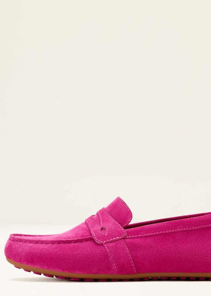 Ariat Selene Driving Moc Hot Pink Suede