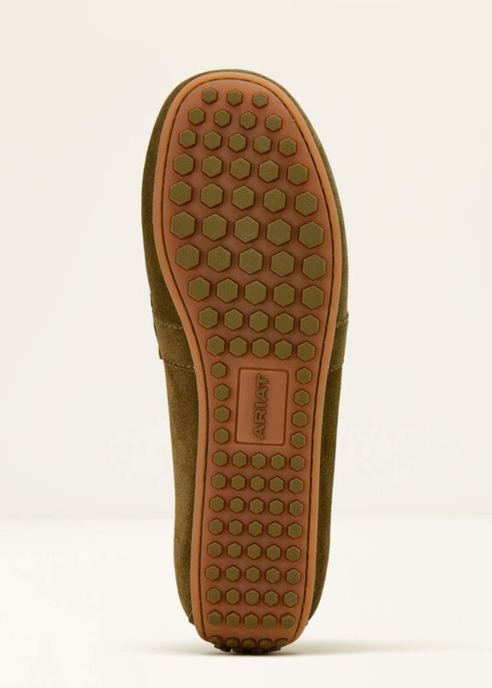 Ariat Selene Driving Moc Dark Olive Suede
