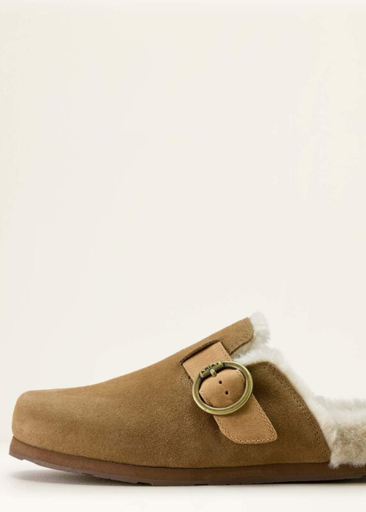 Ariat Country Mule Sherpa Ranch Brown Suede