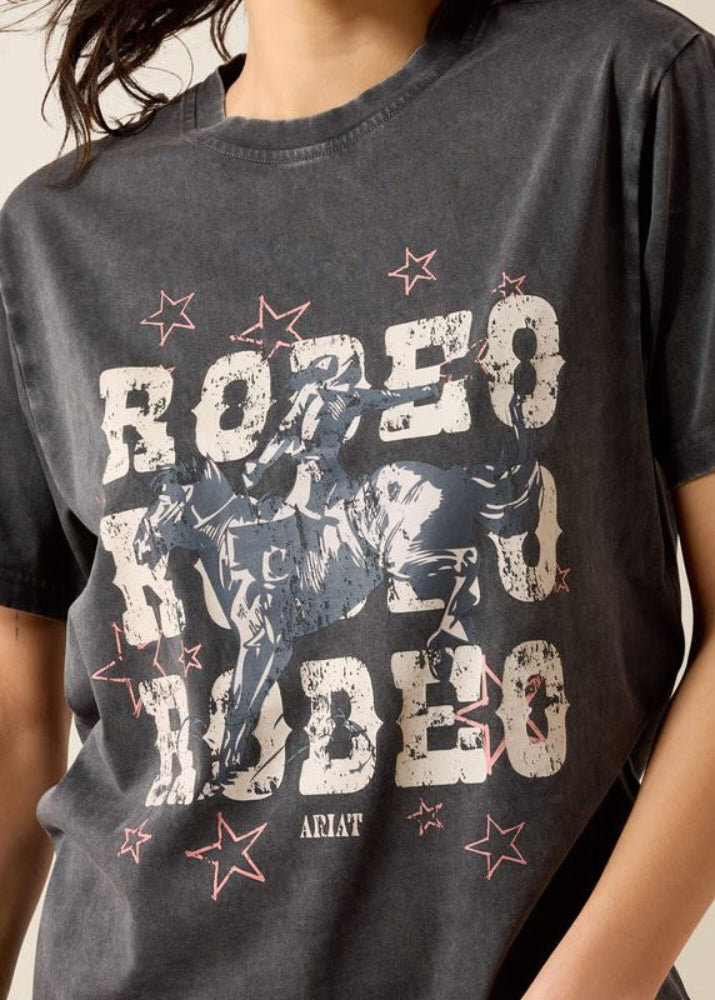 Ariat Star Spangled Rodeo SS TShirt Charcoal