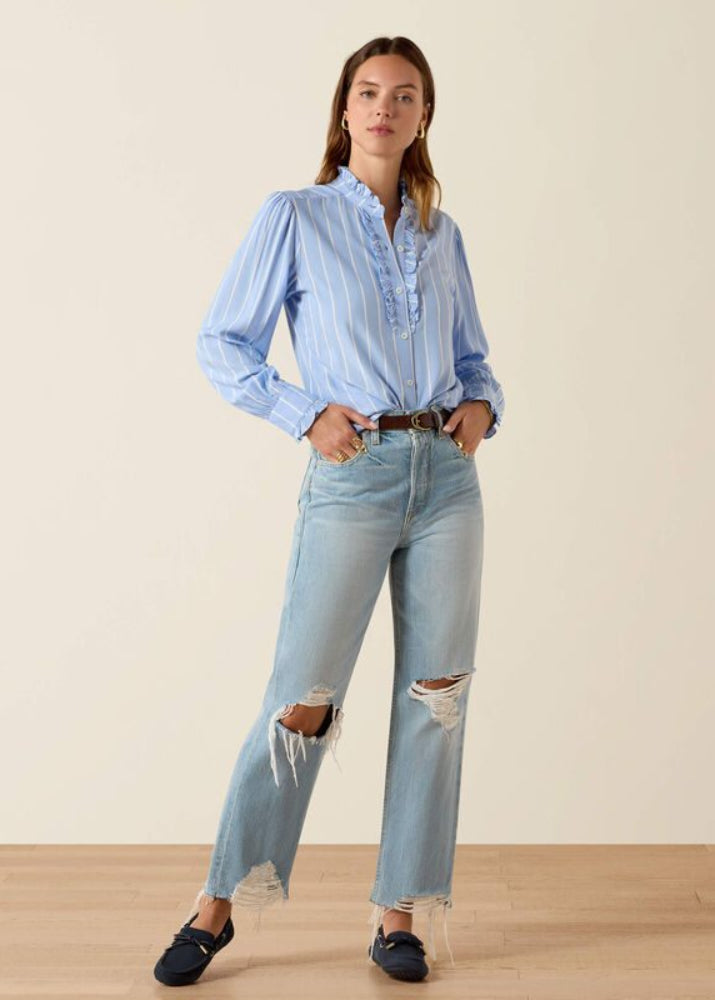Ariat Cricklade LS Blus Pacific Blue Stripe