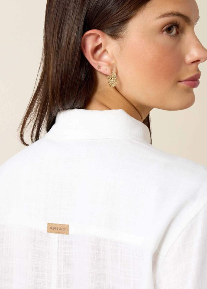 Ariat Rudford LS Shirt White