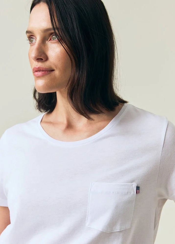 Lexington Ashley Jersey Tee White