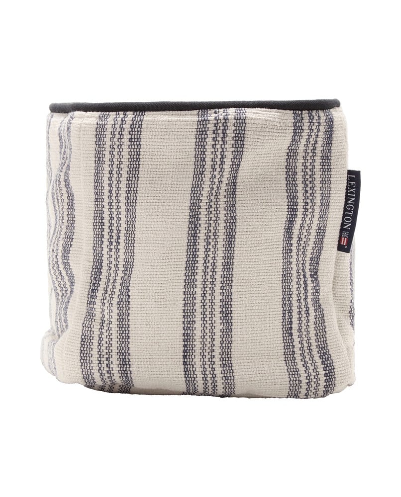 Lexington Canvas Striped Org Cotton Basket 2/Set