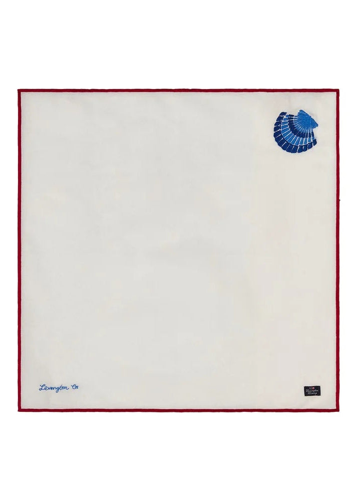 Lexington Napkin Shel Cotton 50*50 WH/BL/RED
