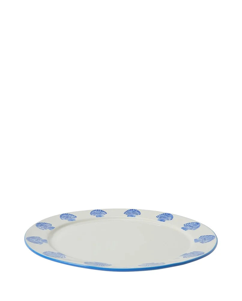 Lexington Stoneware Platter White/Blue