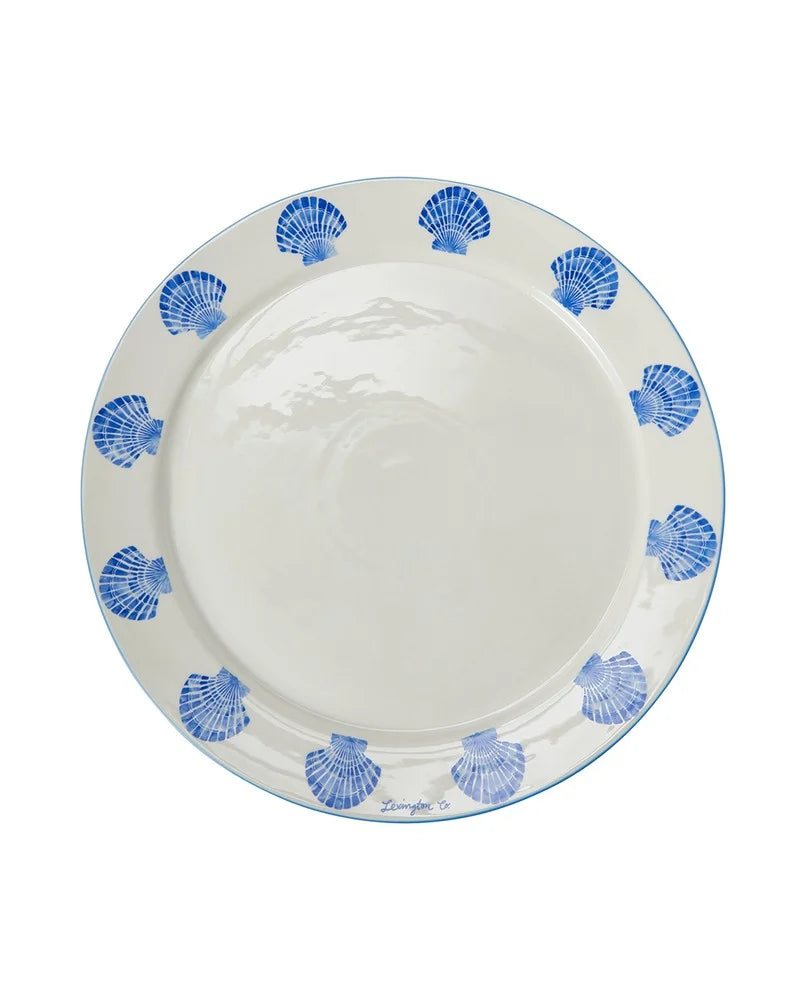 Lexington Stoneware Platter White/Blue