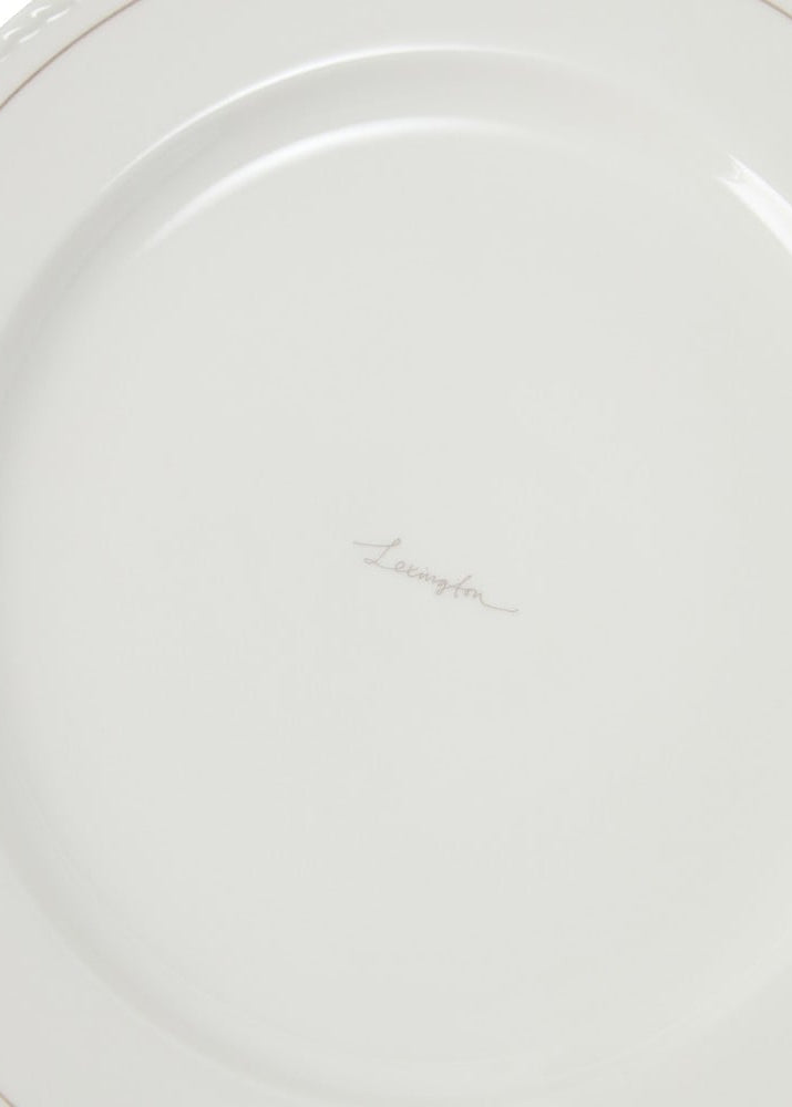 Lexington Porcelain Dinner Plate 4/setWH/BE