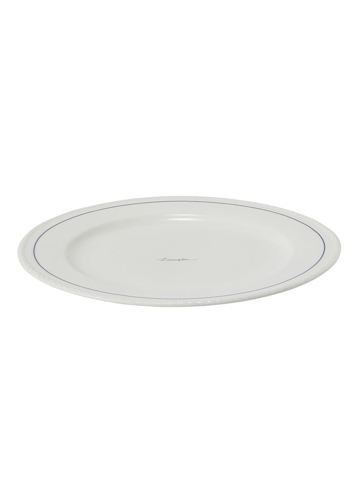 Lexington Porcelain Dinner Plate 4/set WH/NAVY
