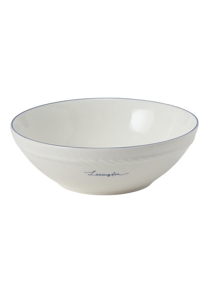 Lexington Porcelain Small Bowl Gift 4/set WH/Navy