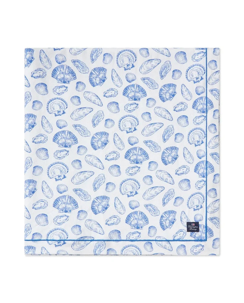 Lexington Lexington Shell Printed Org cot tablecloth  180*180