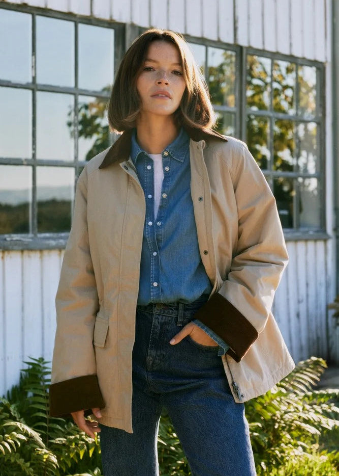 Lexington Cl Fit Lyocell Denim Shirt Blue Denim