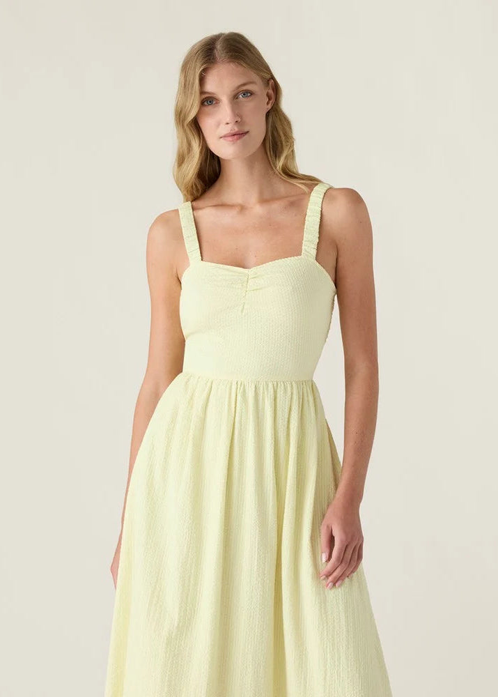 Lexington SeerSucker Summer Dress Yellow