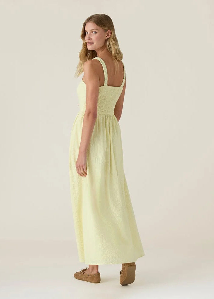 Lexington SeerSucker Summer Dress Yellow