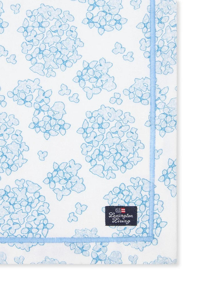 Lexington Floral Print Org Cotton Napkin BL/WH