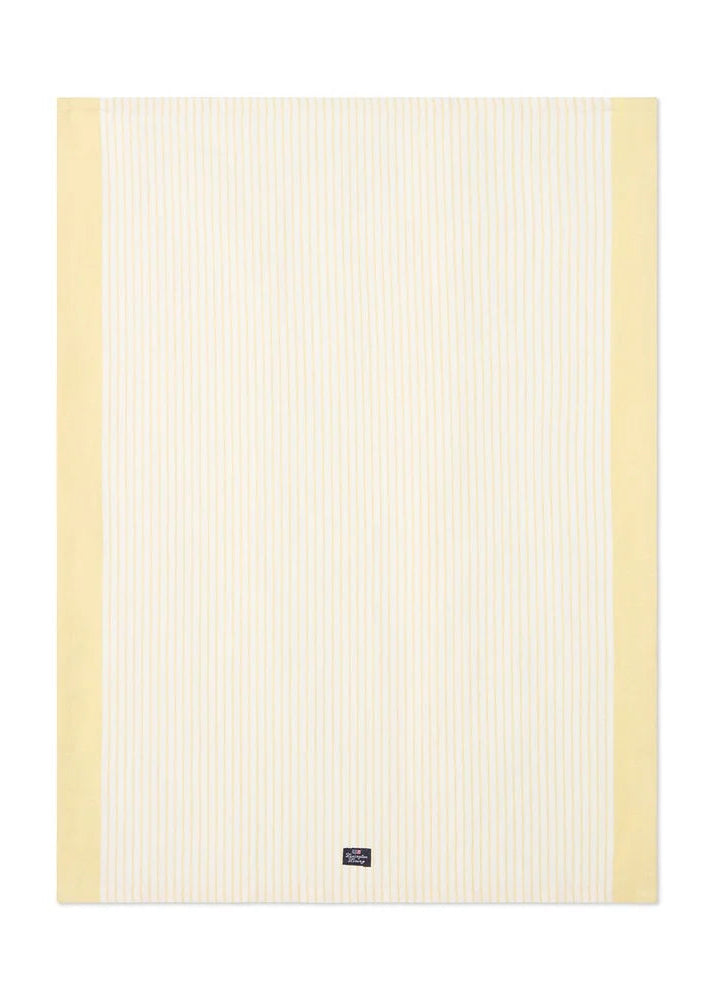 Lexington Striped Linen/Cotton Kitchen Towel YE/W