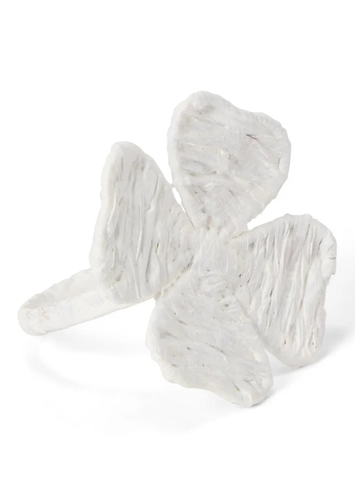 Lexington Raffia 4 Leaf Clover Napkin R6,5*6,5 WH