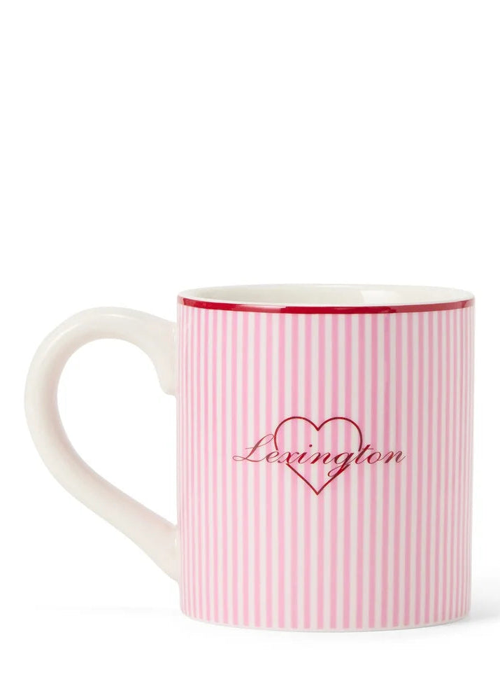 Lexington Valentine´s Stoneware Mug Pink/Wh/Red