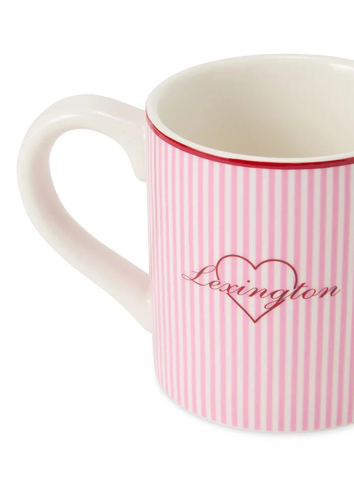Lexington Valentine´s Stoneware Mug Pink/Wh/Red