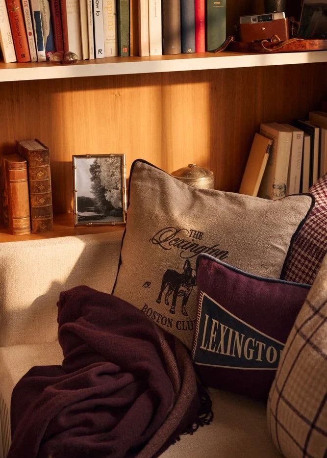 Lexington Boston Club Org Tweed Pillow Cover