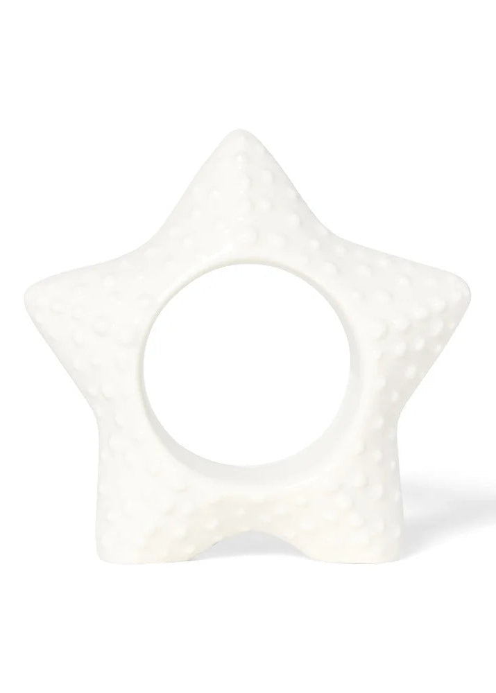 Lexington Stoneware Starfish Napkin Ring White