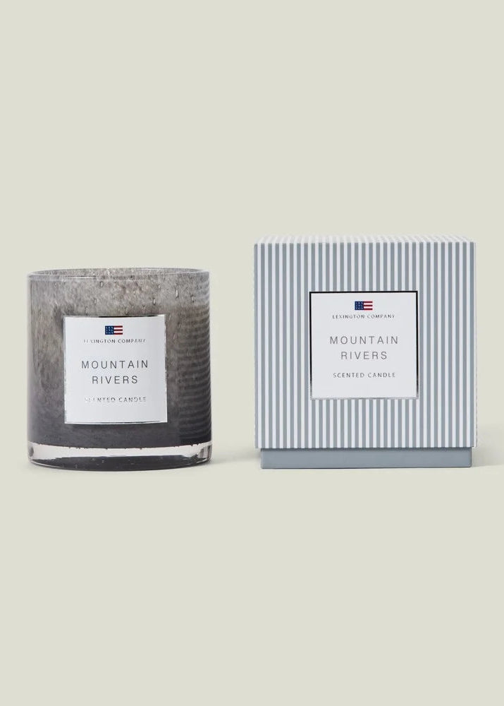 Lexington Mountain Rivers Scented Candle Charcoal