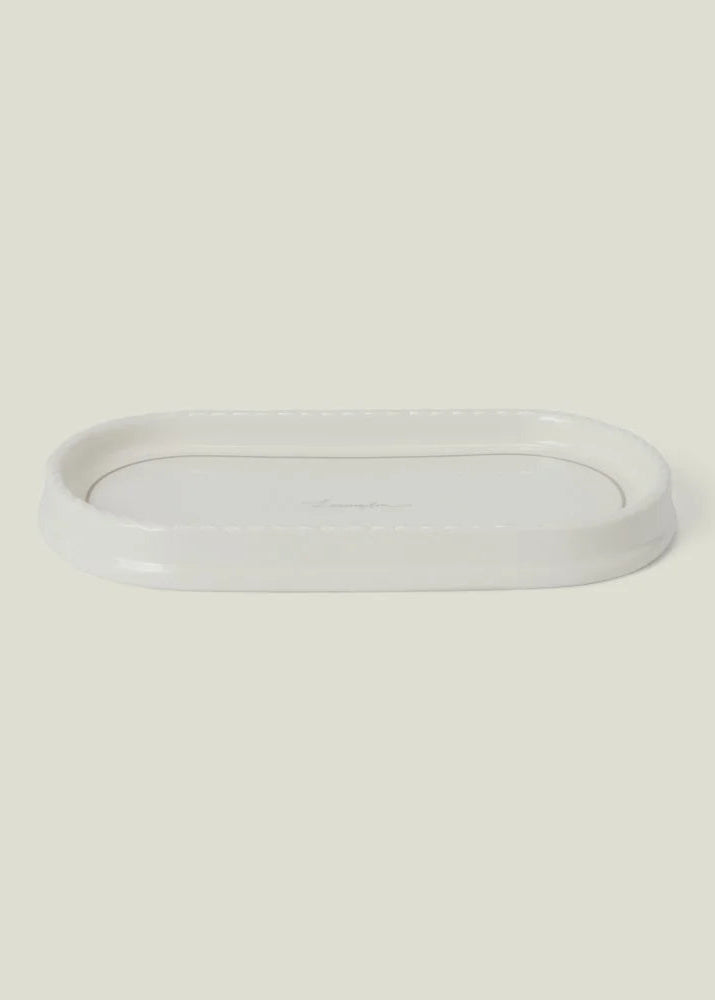 Lexington Porcelain Cosmetic Tray Beige
