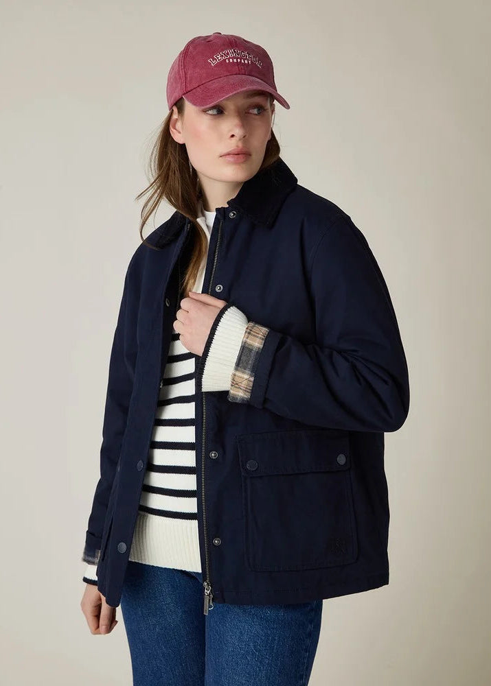 Lexington Cotton Country Jacket Dark Blue