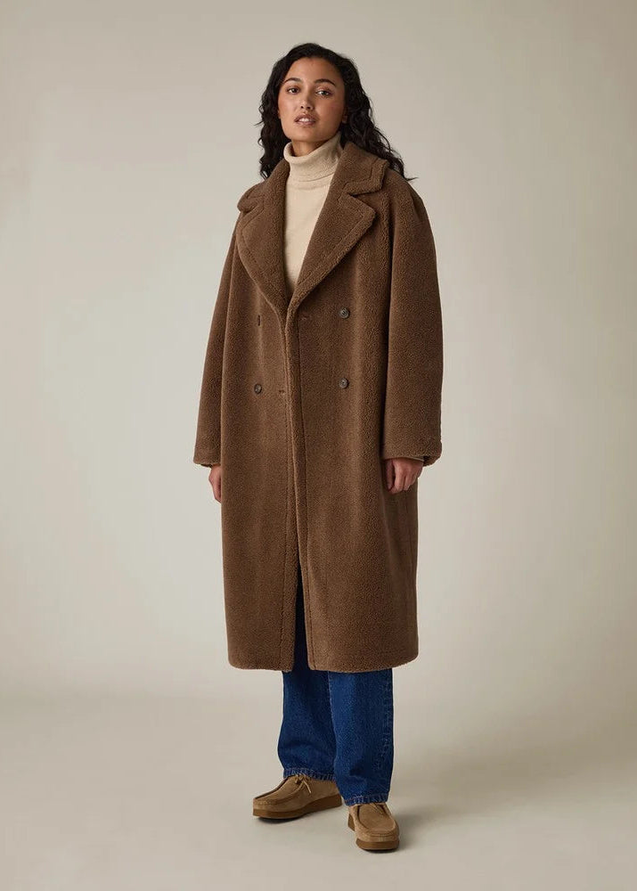 Lexington Teddy Coat Brown