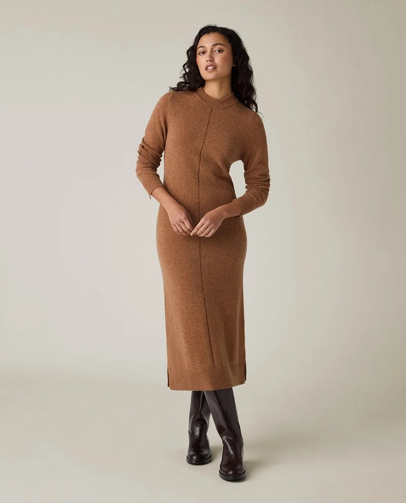 Lexington Straight Fit Knitted Long Camel